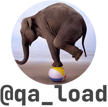 Логотип QA — Load & Performance