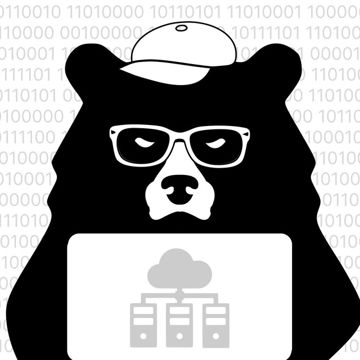 Логотип Мишка на сервере