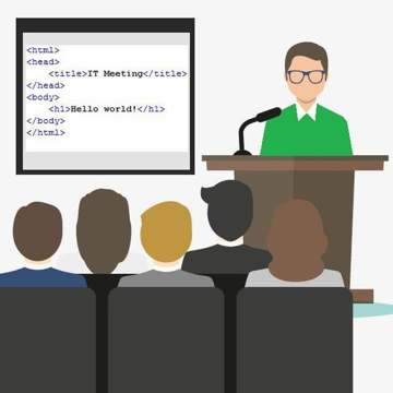 Логотип IT Meeting - митапы и конференции по разработке