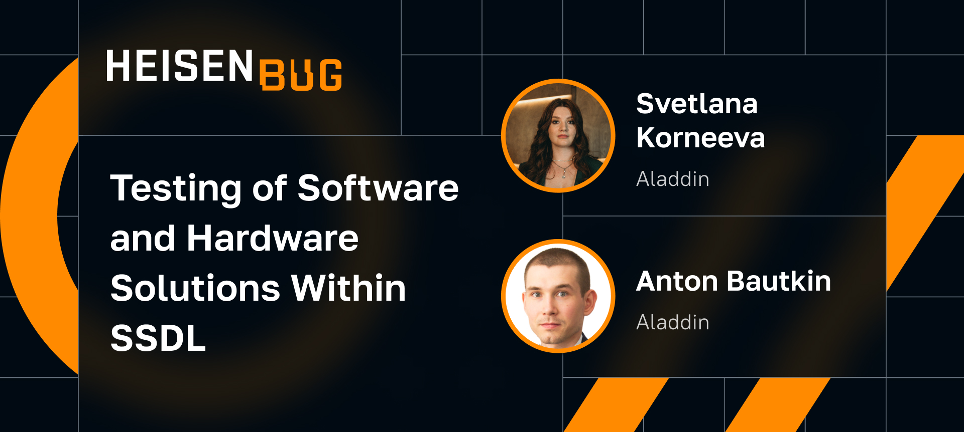 Testing of Software and Hardware Solutions Within SSDL — Heisenbug 2023