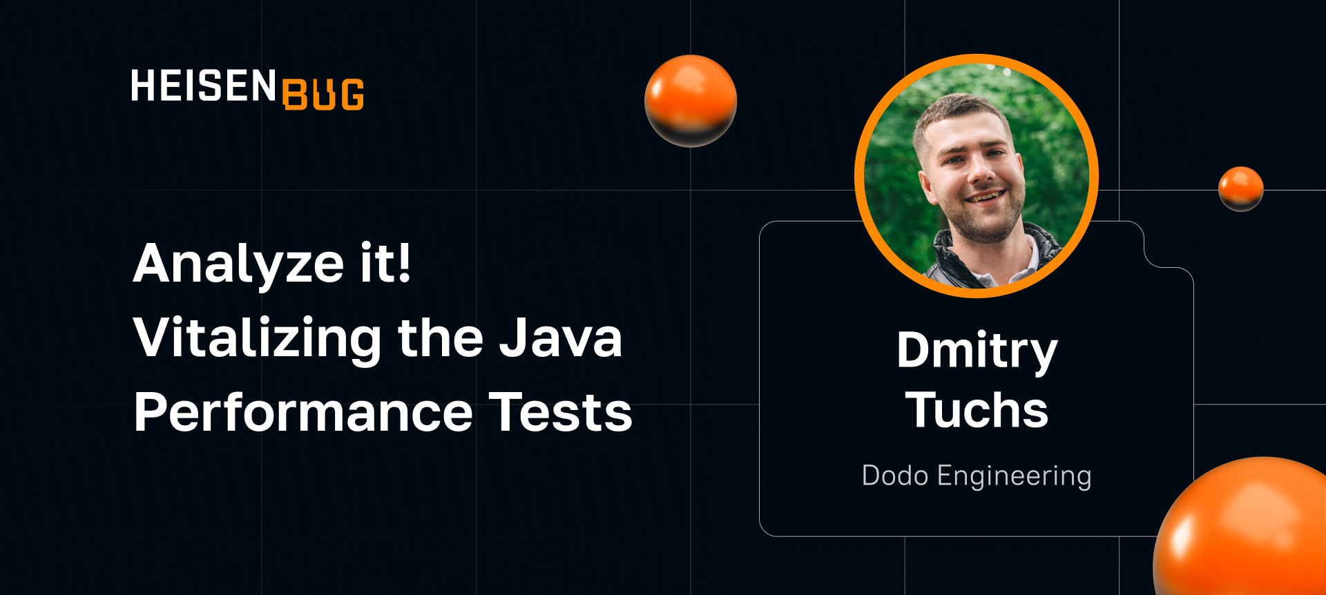 Analyze it! Vitalizing the Java Performance Tests Talk at Heisenbug 2023 Spring